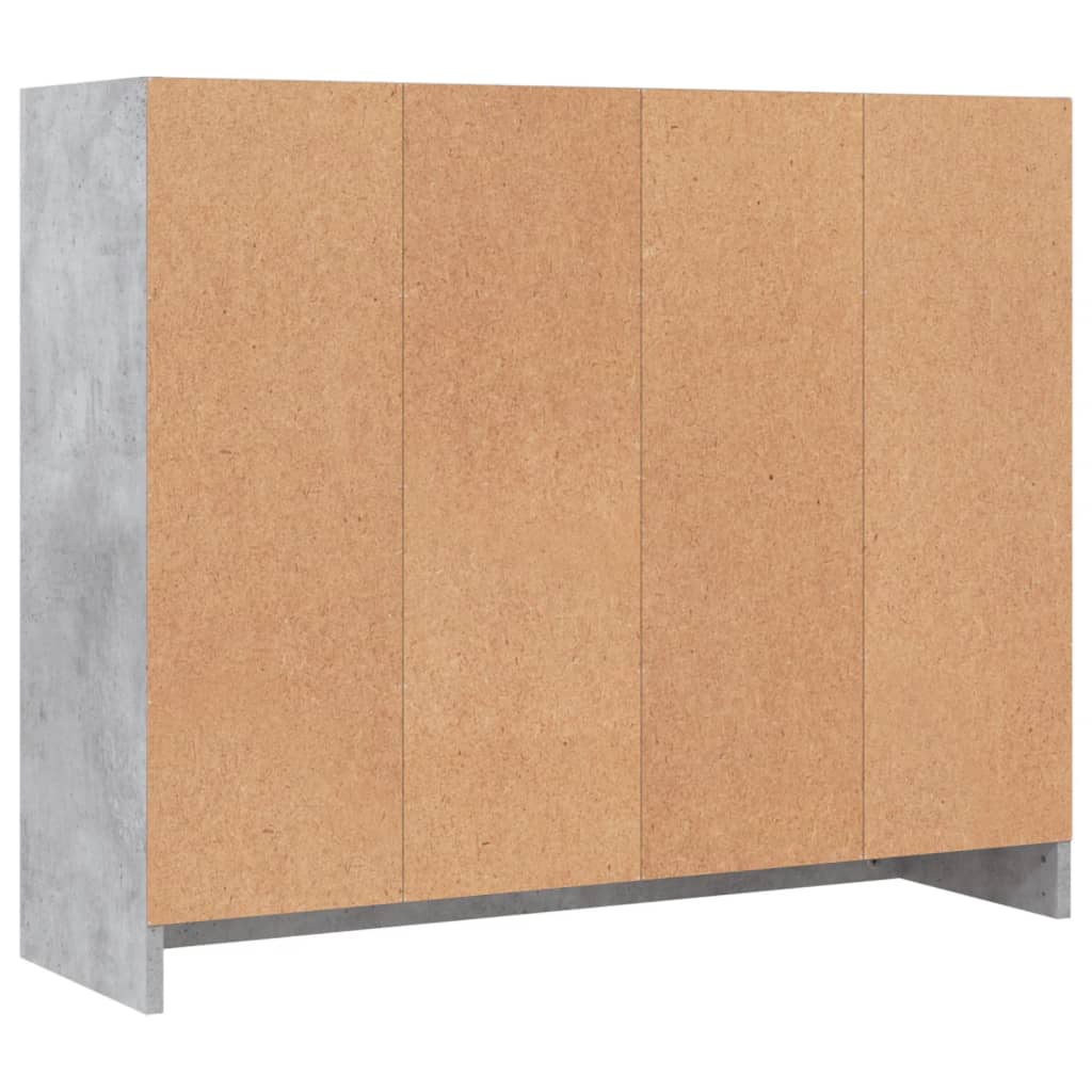 vidaXL Příborník betonově šedý 91 x 28 x 75 cm kompozitní dřevo