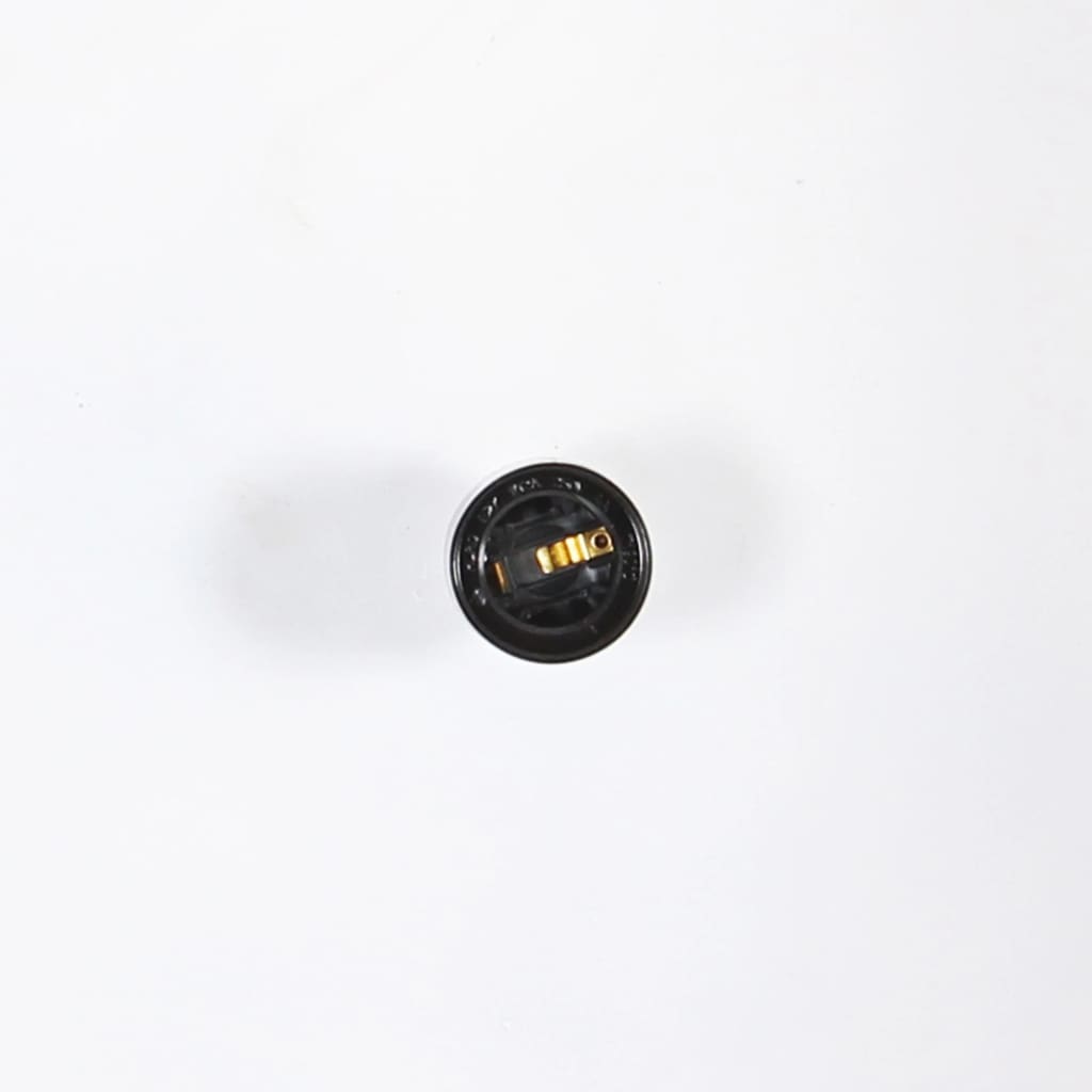 vidaXL Industriální závěsné světlo 25W černé kulaté mangovník 50cm E27