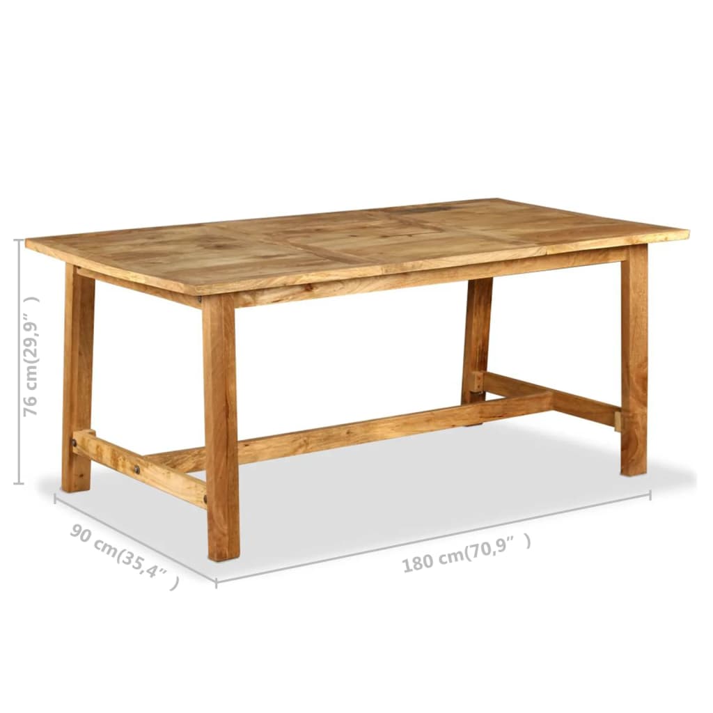 vidaXL Jídelní stůl z masivního mangovníku 180 cm