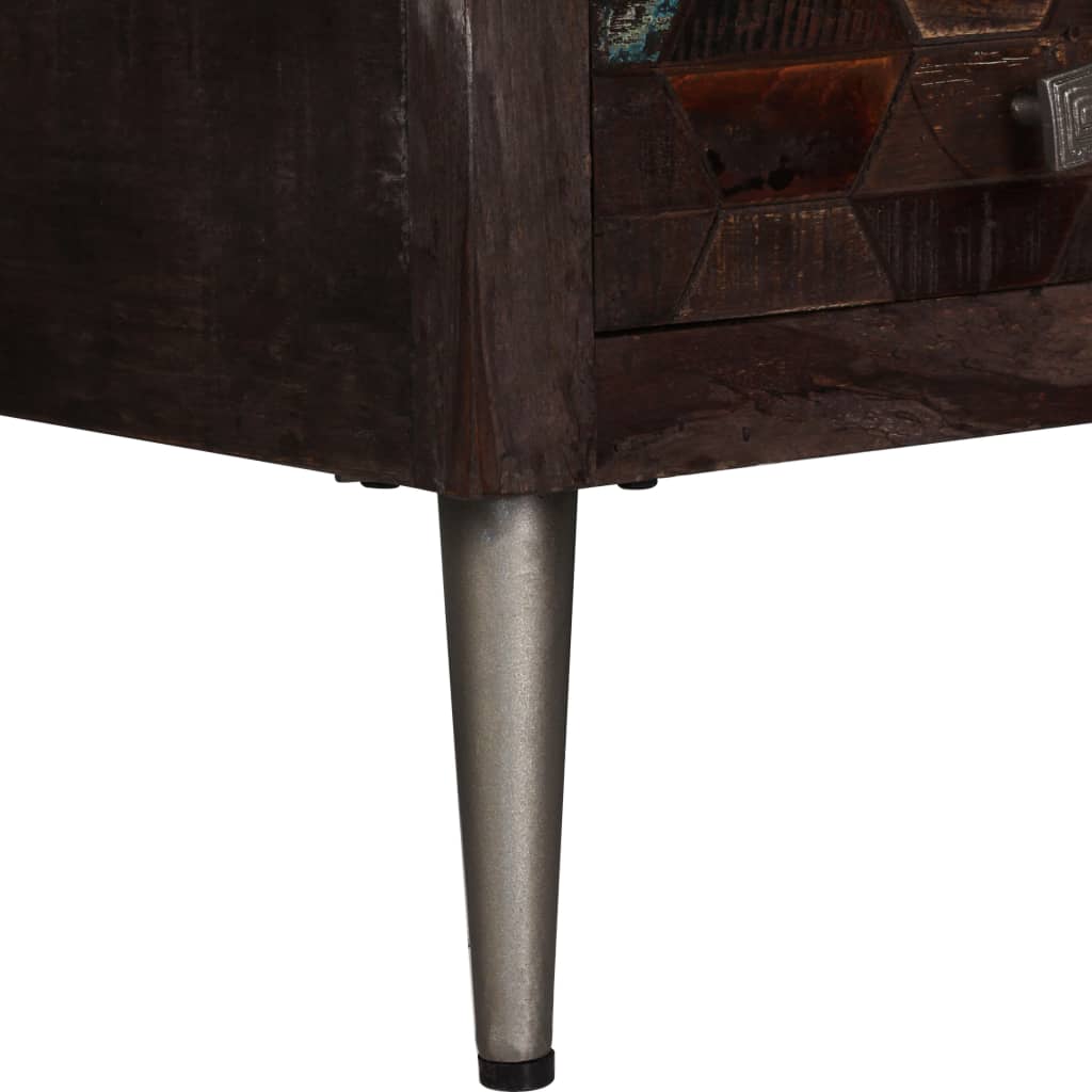 vidaXL Konferenční stolek masivní recyklované dřevo 100 x 60 x 35 cm