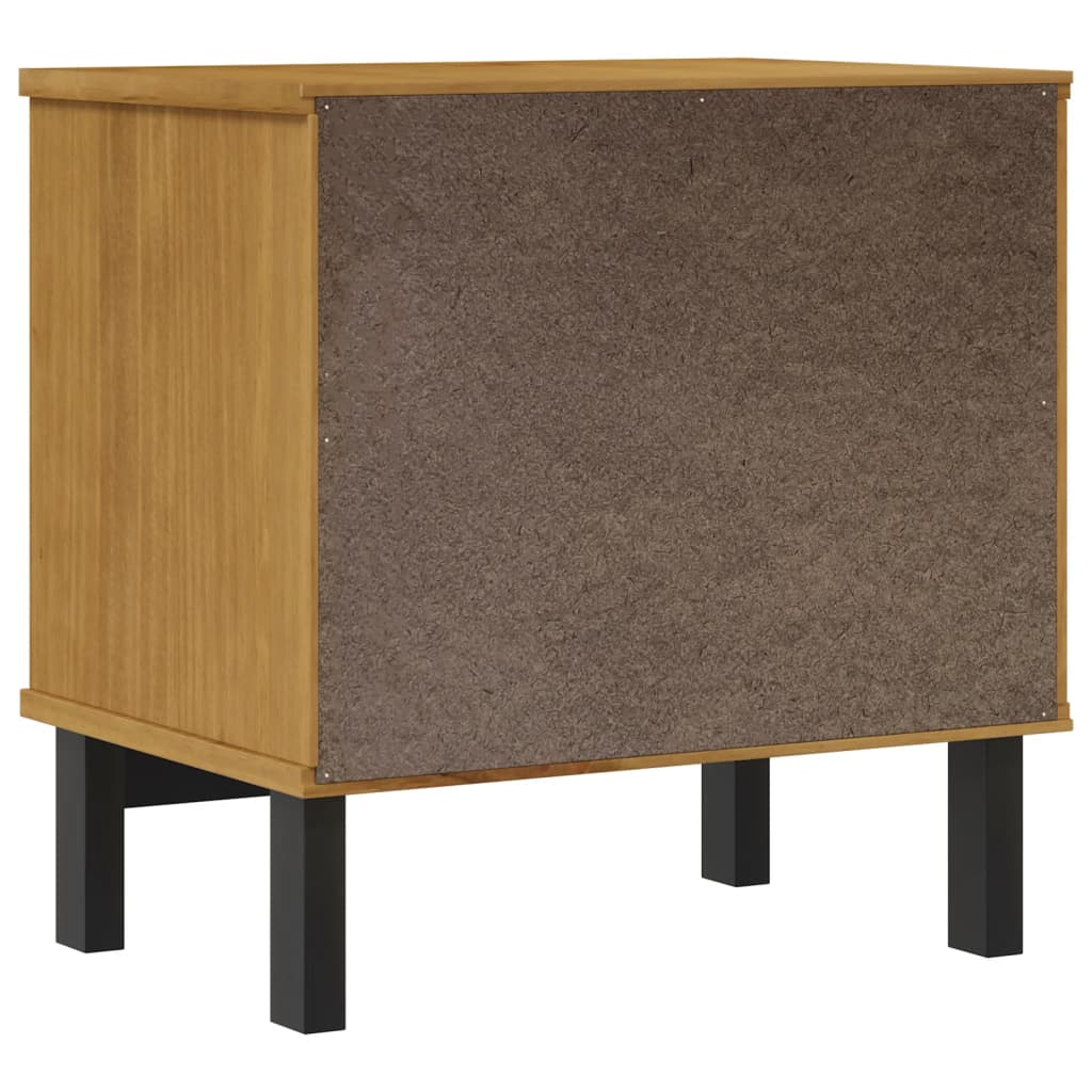 vidaXL Noční stolek FLAM 49 x 35 x 50 cm masivní borové dřevo