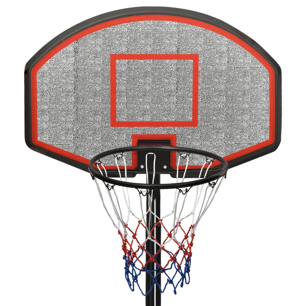 vidaXL Basketbalový koš černý 282–352 cm polyethylen