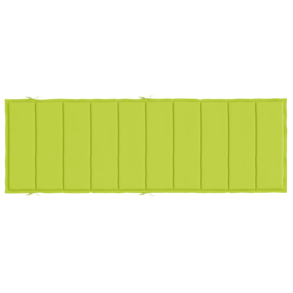vidaXL Poduška na lehátko jasně zelená 186 x 58 x 3 cm oxfordská látka
