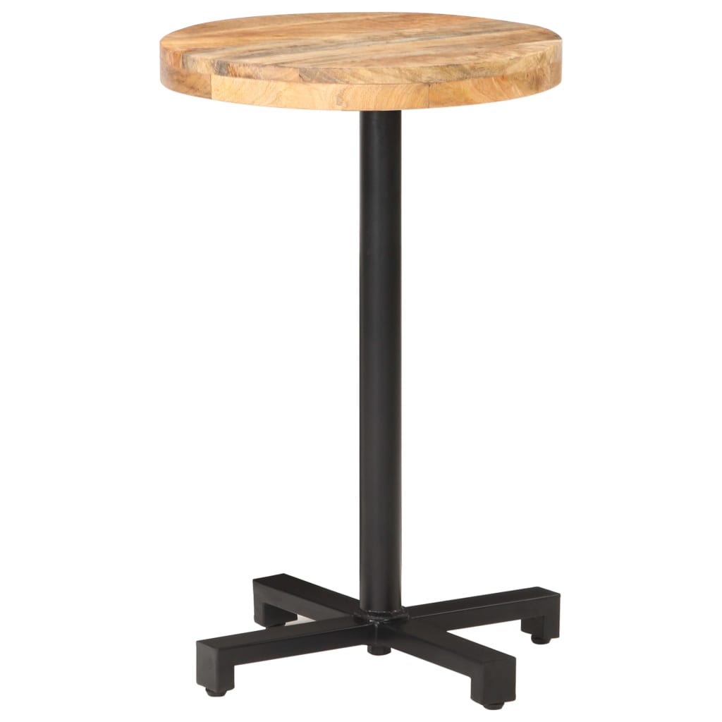 vidaXL Bistro stůl kulatý Ø 50 x 75 cm hrubé mangovníkové dřevo