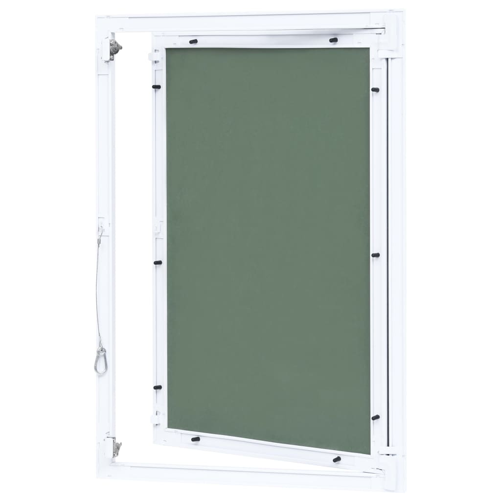 vidaXL Přístupový panel s hliníkovým rámem a sádrokartonem 300x600 mm