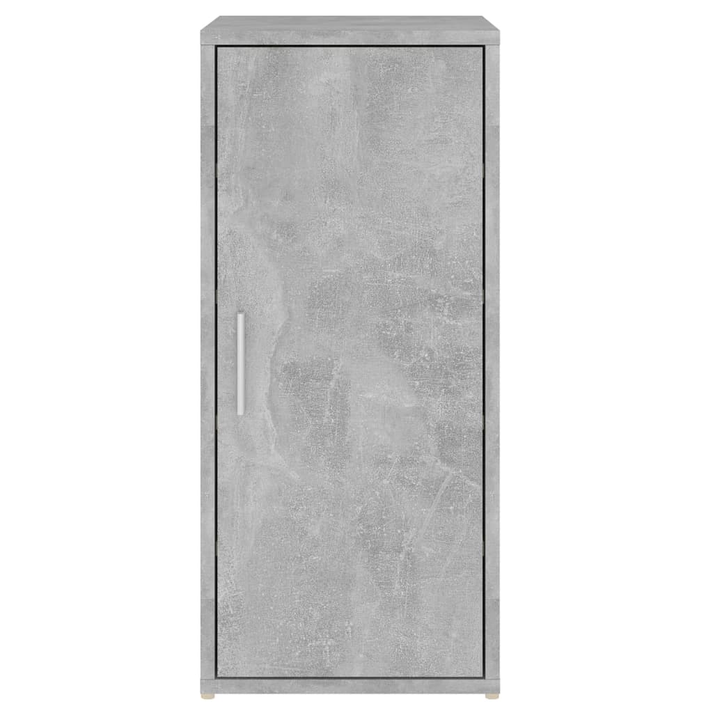 vidaXL Botník betonově šedý 32 x 35 x 70 cm dřevotříska