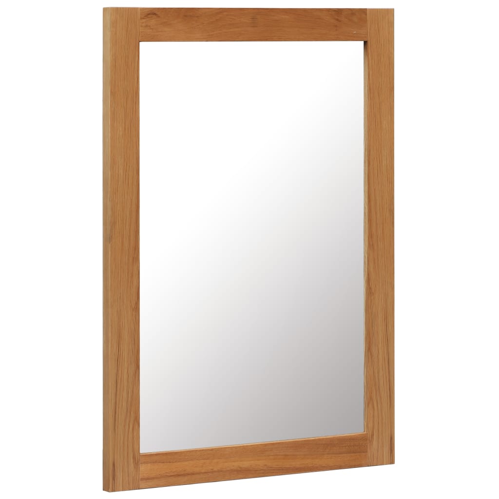 vidaXL Zrcadlo 50 x 70 cm masivní dubové dřevo