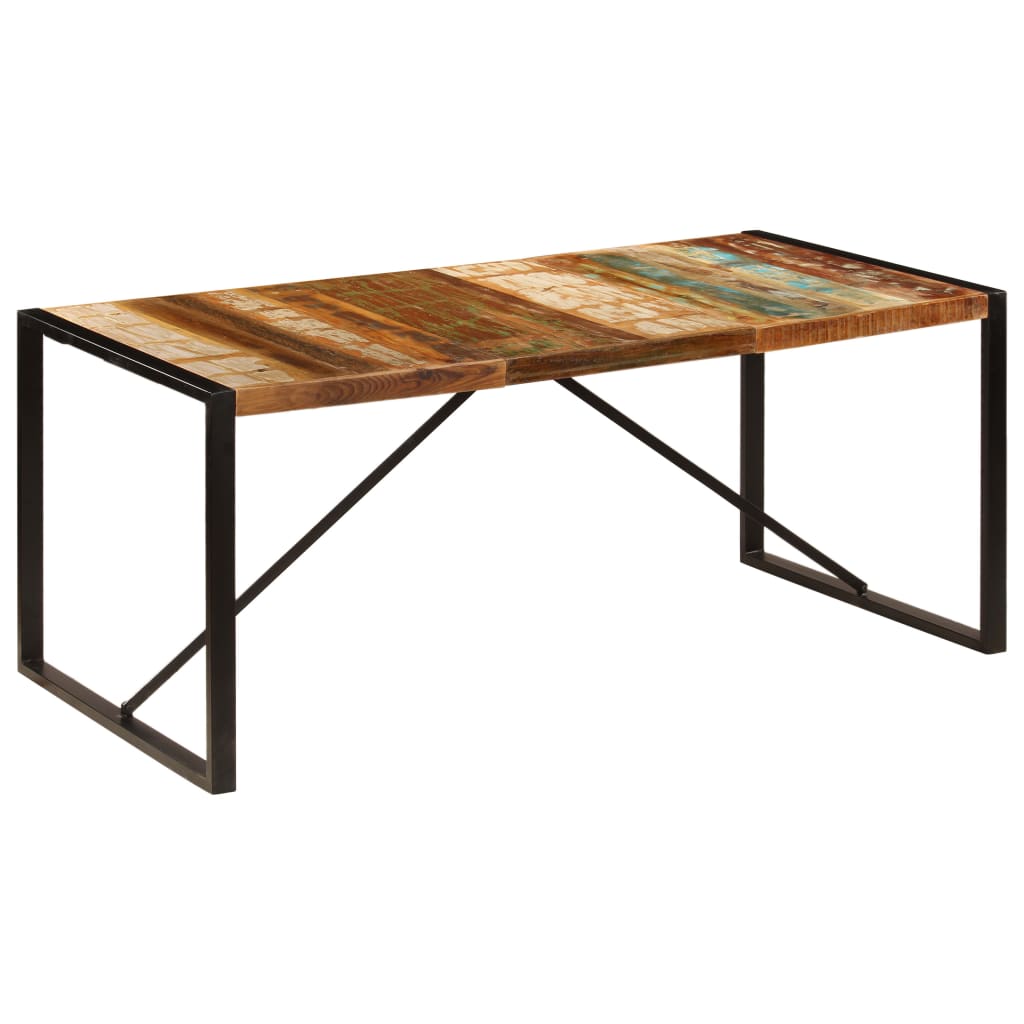 vidaXL Jídelní stůl 180 x 90 x 75 cm masivní recyklované dřevo