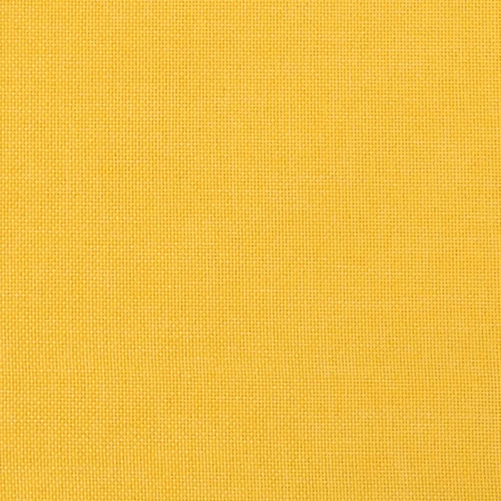 vidaXL Podnožka žlutá 78 x 56 x 32 cm textil