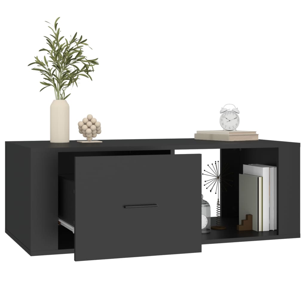vidaXL Konferenční stolek černý 100 x 50,5 x 35 cm kompozitní dřevo