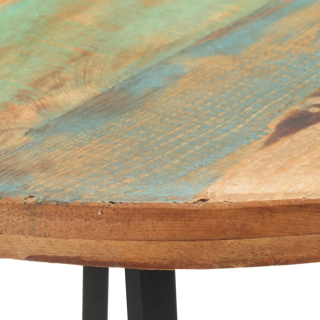vidaXL Jídelní stůl 80 cm masivní recyklované dřevo