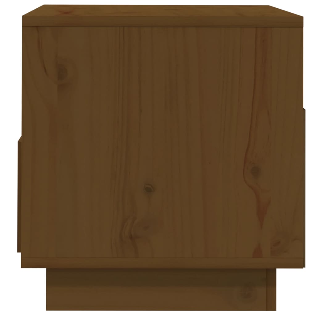 vidaXL TV skříňka medově hnědá 60 x 35 x 37 cm masivní borové dřevo