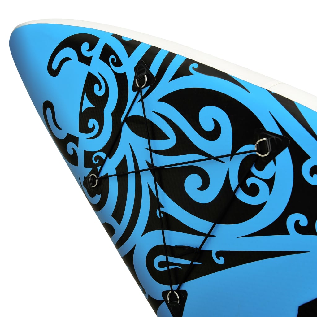 vidaXL Nafukovací SUP paddleboard s příslušenstvím 366x76x15 cm modrý