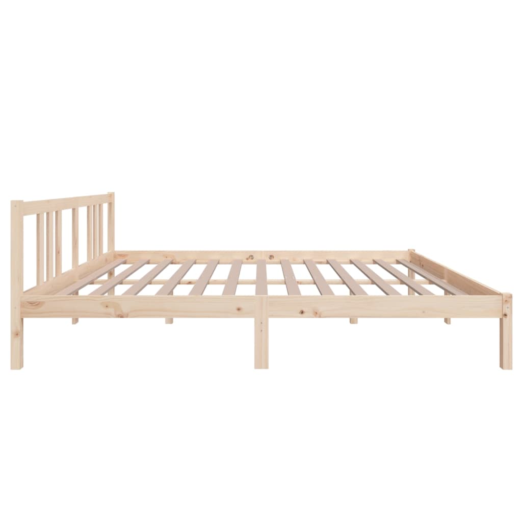 vidaXL Rám postele masivní dřevo 160 x 200 cm