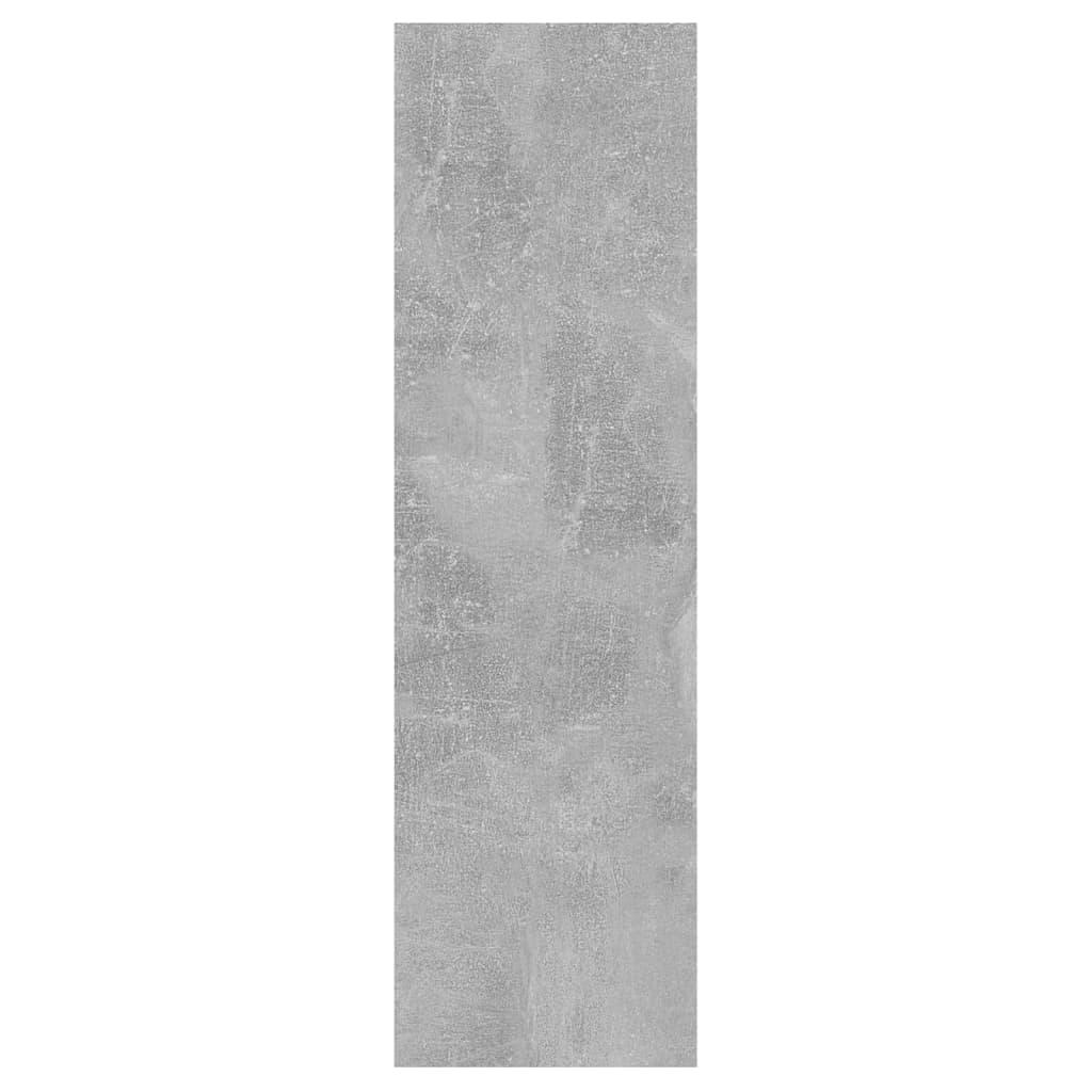 vidaXL Nástěnná police betonově šedá 75 x 16 x 55 cm dřevotříska