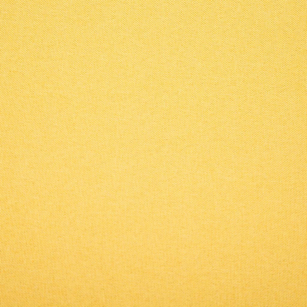 vidaXL 3místná pohovka textilní čalounění 172 x 70 x 82 cm žlutá