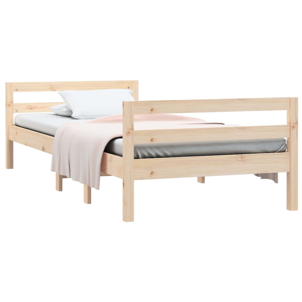 vidaXL Rám postele 80 x 200 cm masivní borové dřevo