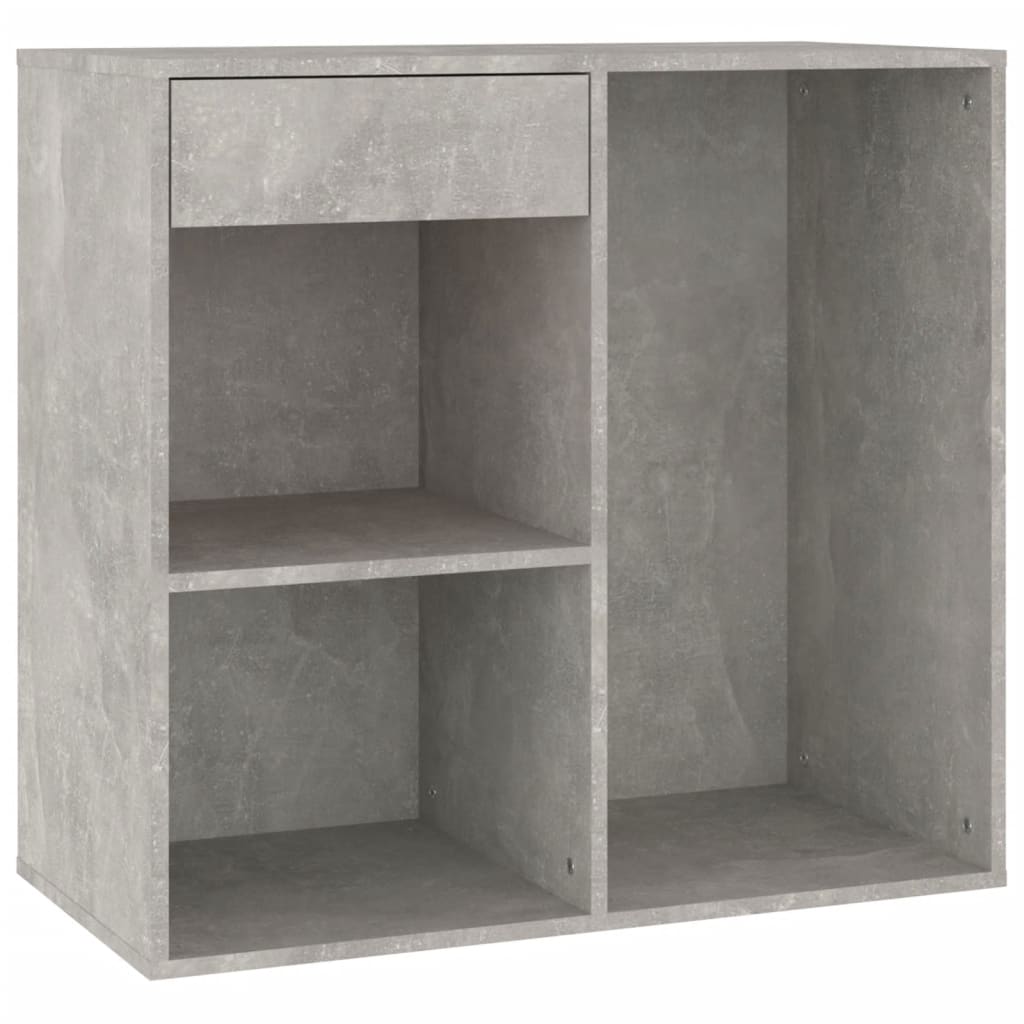 vidaXL Kosmetická skříňka betonově šedá 80x40x75 cm kompozitní dřevo