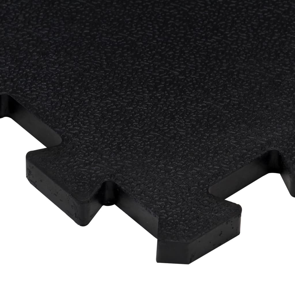 vidaXL Gumové podlahové dlaždice 16 ks černé 16 mm 30 x 30 cm