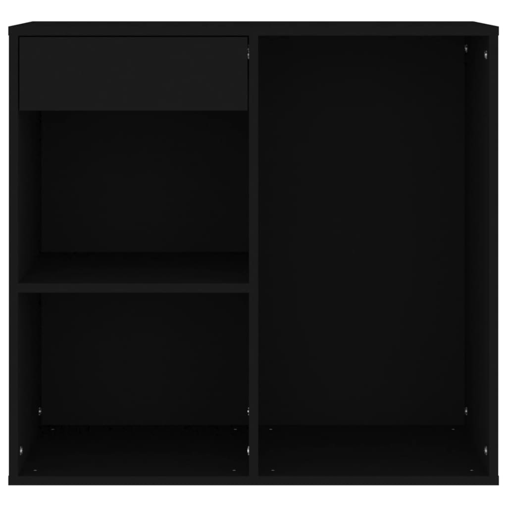 vidaXL Kosmetická skříňka černá 80 x 40 x 75 cm kompozitní dřevo