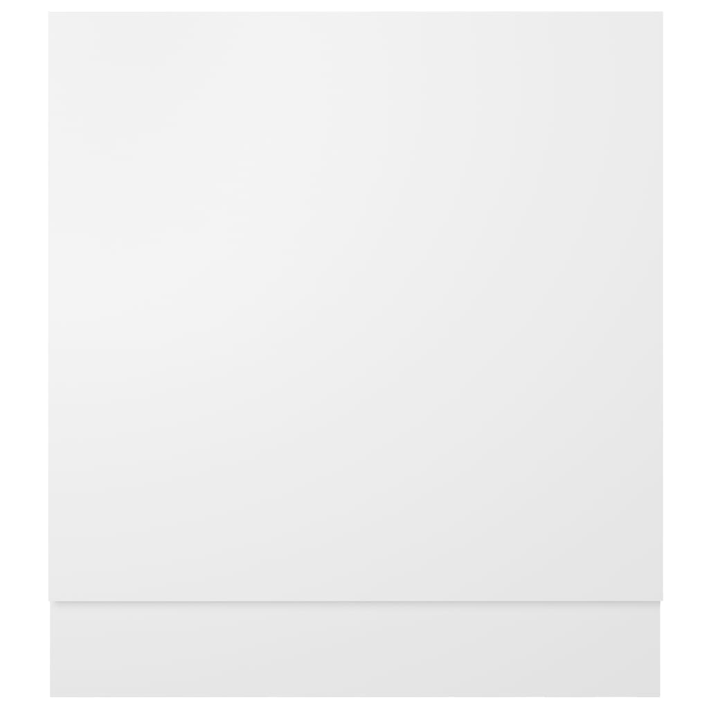 vidaXL Panel na myčku bílý 59,5 x 3 x 67 cm dřevotříska