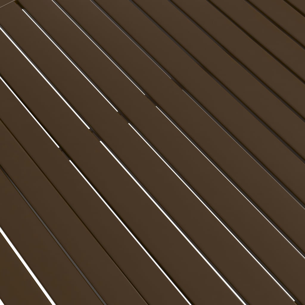 vidaXL Zahradní stůl hnědý 190 x 80 x 72 cm ocel