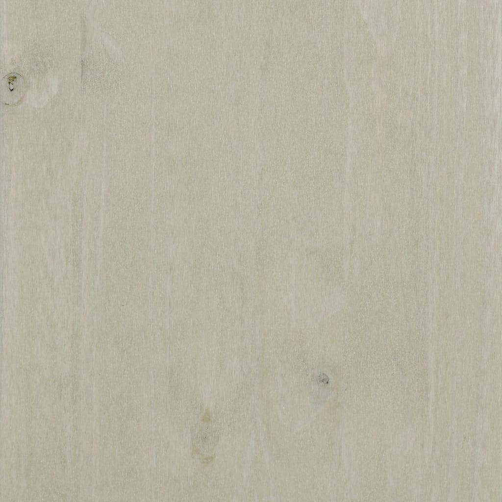 vidaXL Šatní skříň HAMAR bílá 99 x 45 x 137 cm masivní borovice