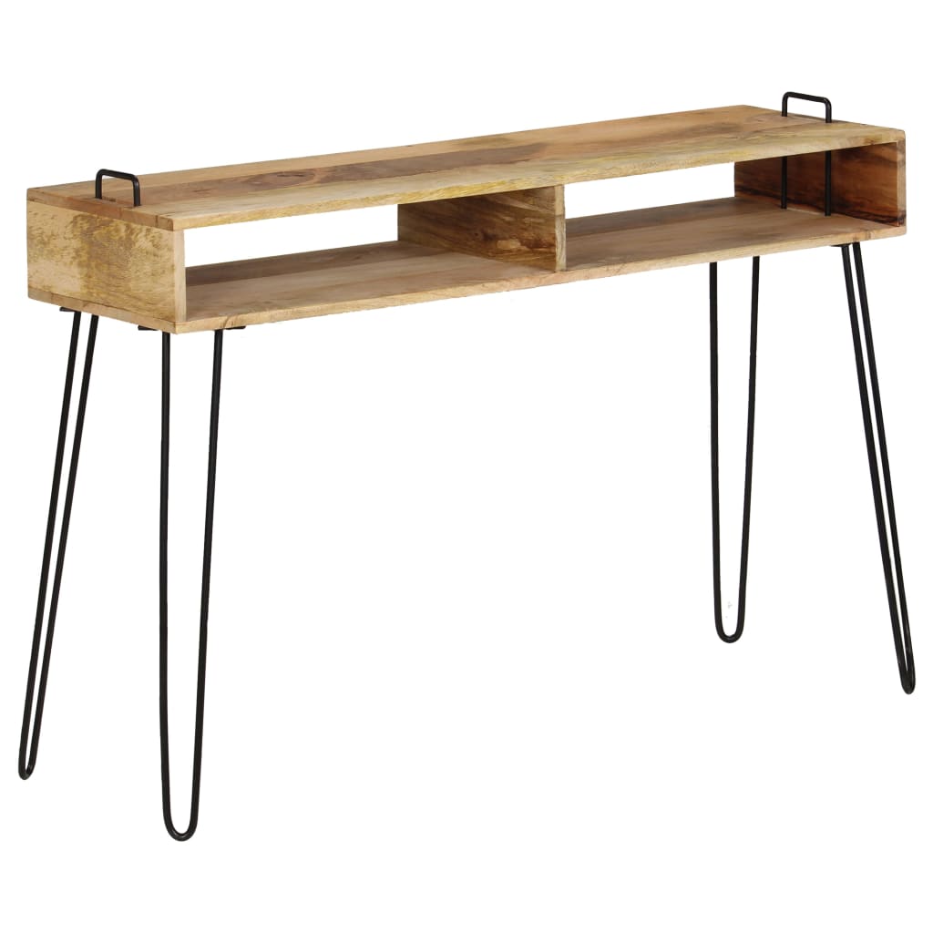vidaXL Konzolový stolek z masivního mangovníku 115 x 35 x 76 cm