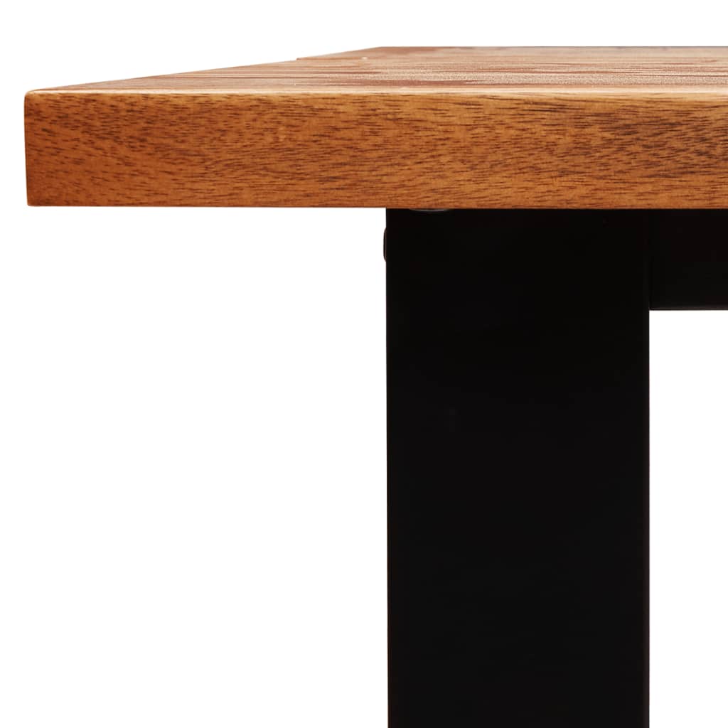 vidaXL Jídelní stůl s živou hranou 140x80x75 cm masivní akáciové dřevo