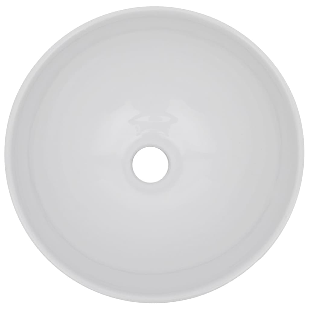 vidaXL 2dílný set koupelnového nábytku keramika bílý