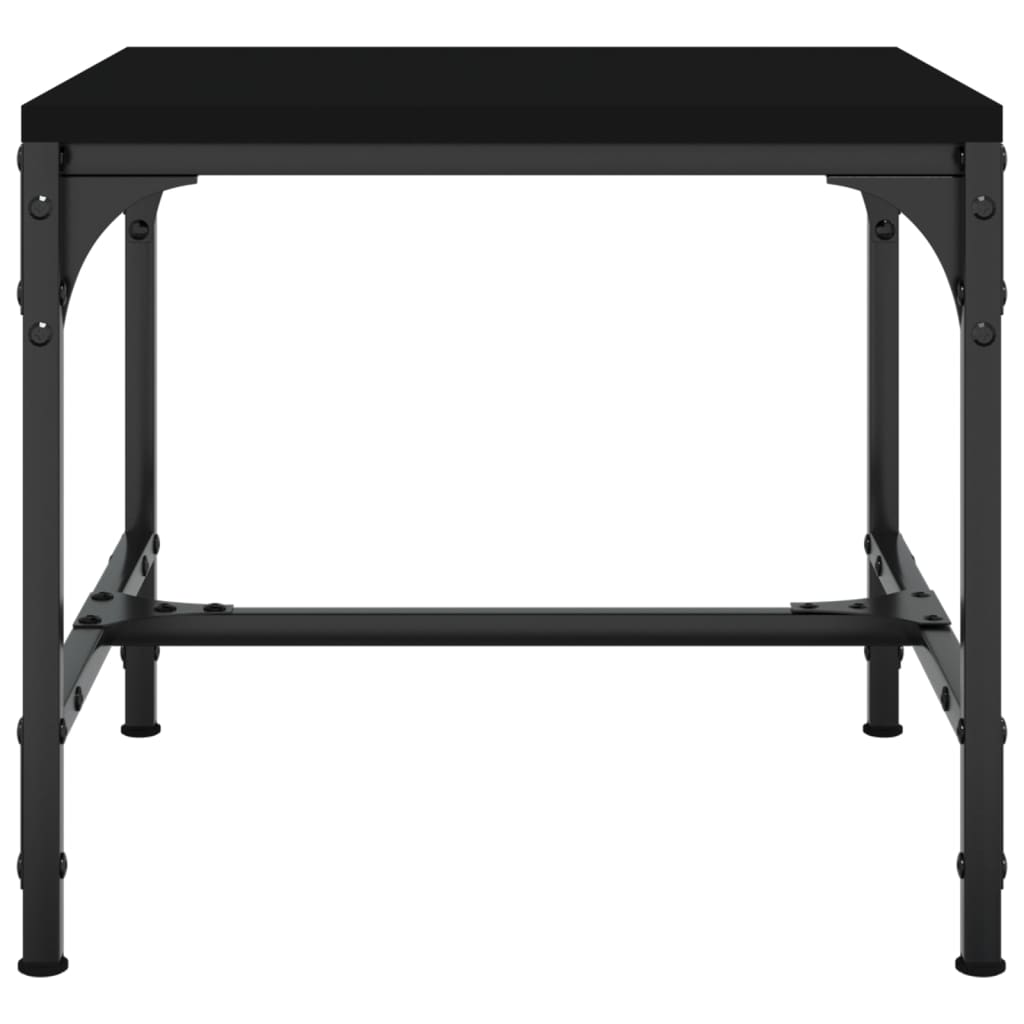 vidaXL Konferenční stolek černý 50x50x35 cm kompozitní dřevo