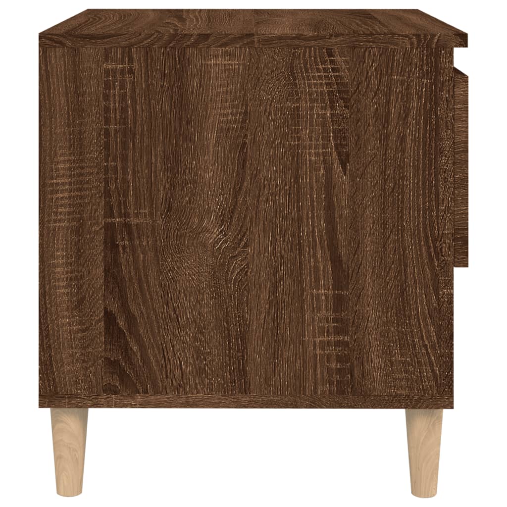 vidaXL Noční stolky 2 ks hnědé dub 50 x 46 x 50 cm kompozitní dřevo