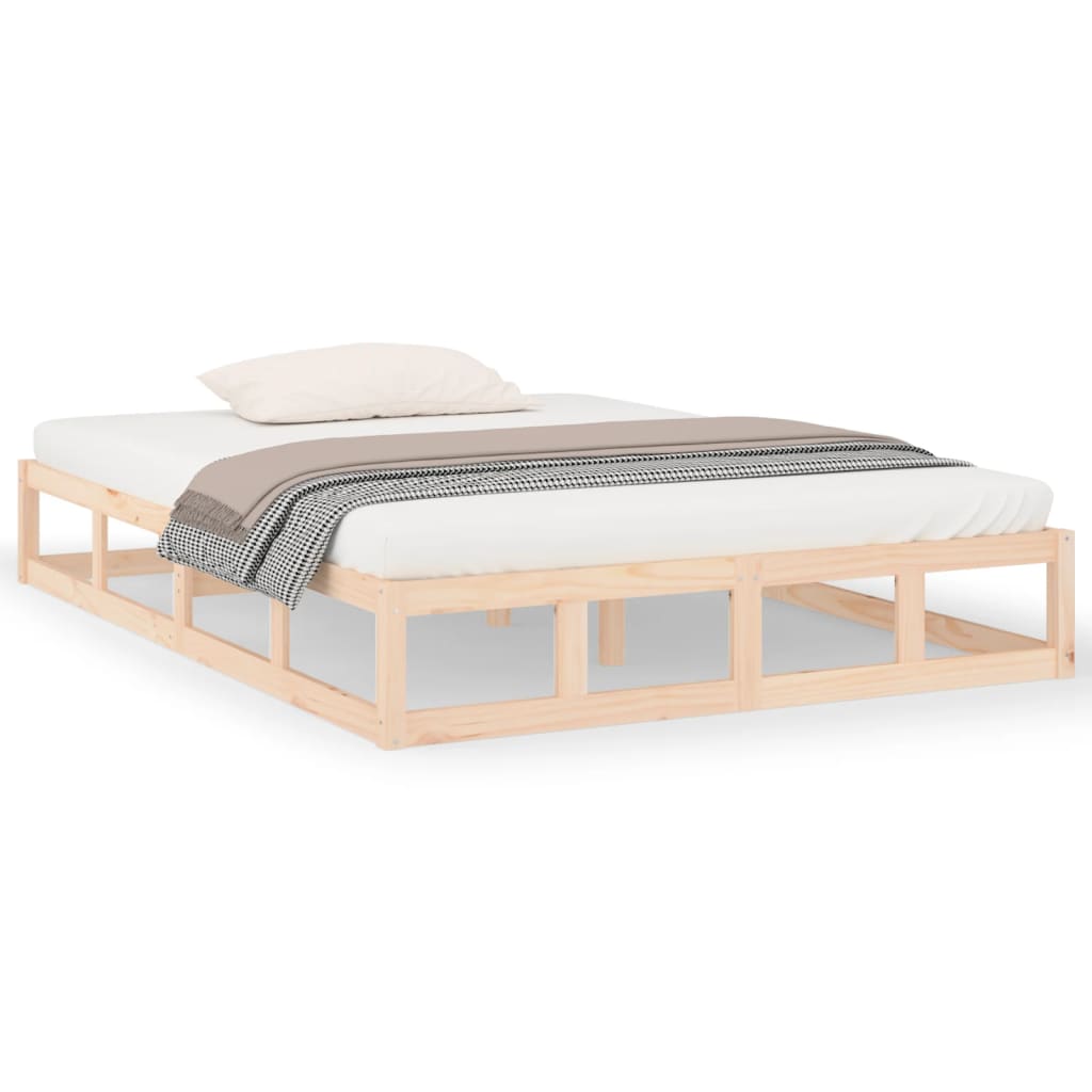 vidaXL Rám postele 200 x 200 cm masivní dřevo