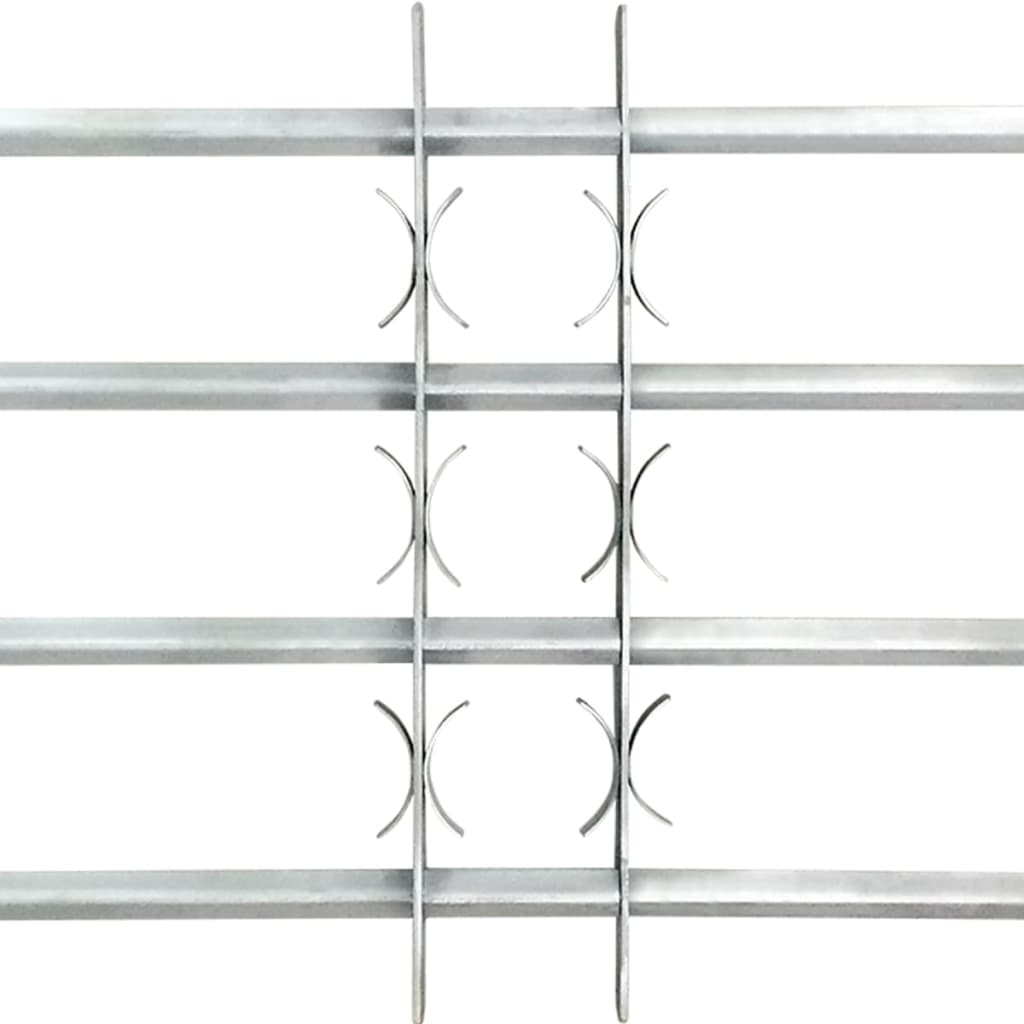 vidaXL Nastavitelné bezpečnostní okenní mříže 2 ks 1000–1500 mm