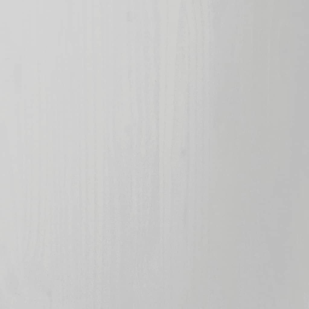 vidaXL Zásuvková skříňka na kolečkách se stolkem MOSS bílá borovice