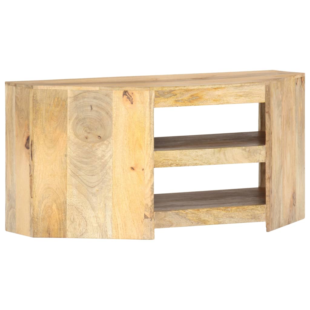 vidaXL Rohový TV stolek 90 x 45 x 45 cm masivní mangovníkové dřevo