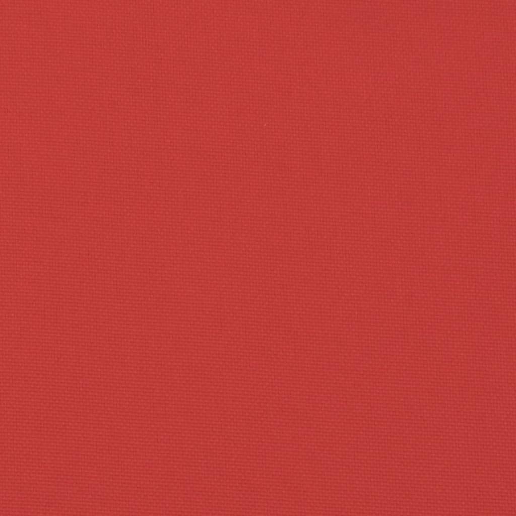 vidaXL Podušky na palety 7 ks červené textil