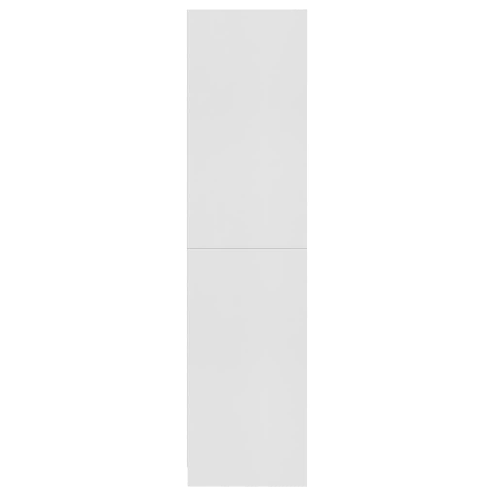 vidaXL Šatní skříň bílá 100 x 50 x 200 cm dřevotříska