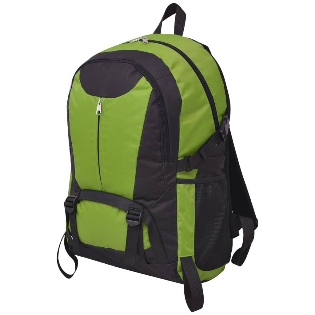 vidaXL Outdoorový batoh 40 l černý a zelený