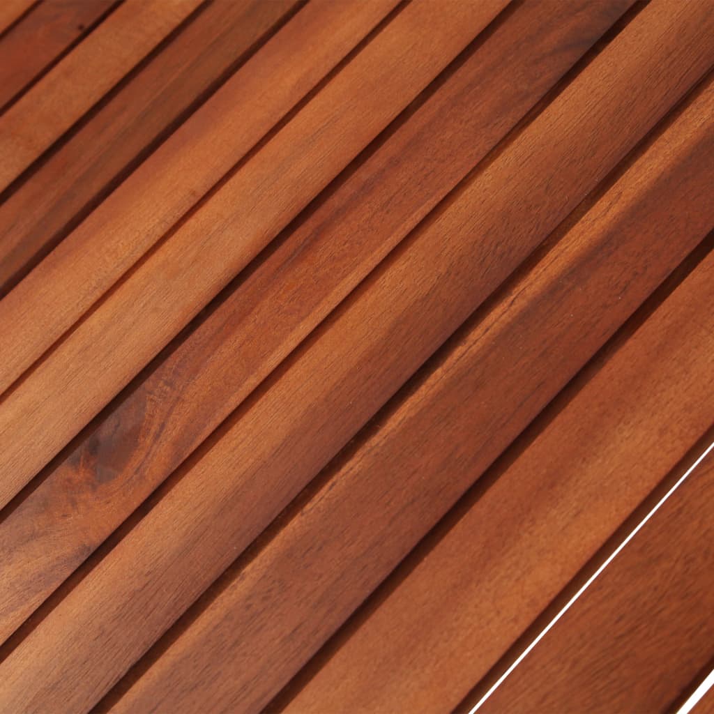 vidaXL Zahradní stůl 160 x 85 x 74 cm masivní akáciové dřevo oválný