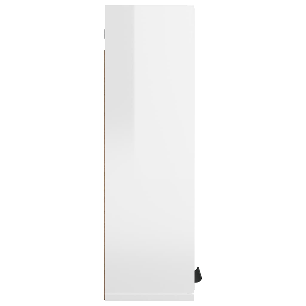 vidaXL Koupelnová zrcadlová skříňka lesklá bílá 64 x 20 x 67 cm