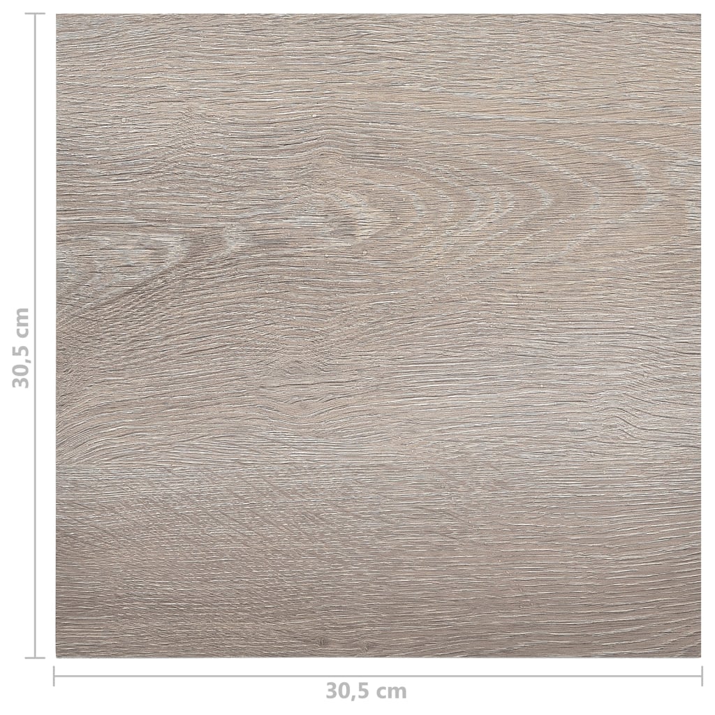 vidaXL Samolepicí podlahové desky 20 ks PVC 1,86 m² taupe