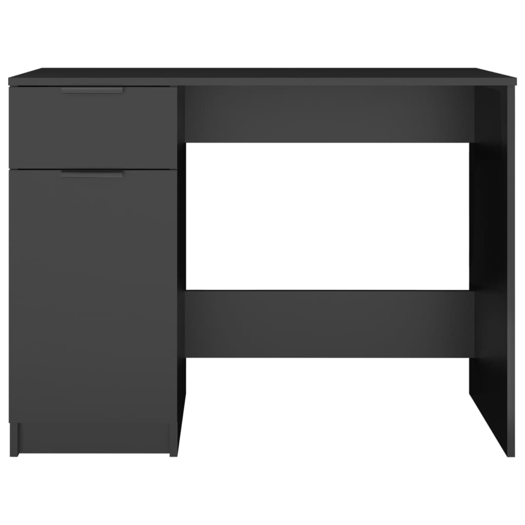 vidaXL Psací stůl černý 100 x 50 x 75 cm kompozitní dřevo