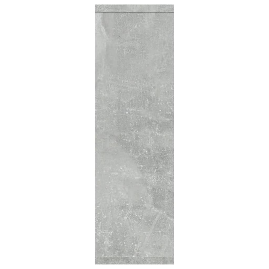vidaXL Nástěnná police betonově šedá 85x16x52,5 cm kompozitní dřevo
