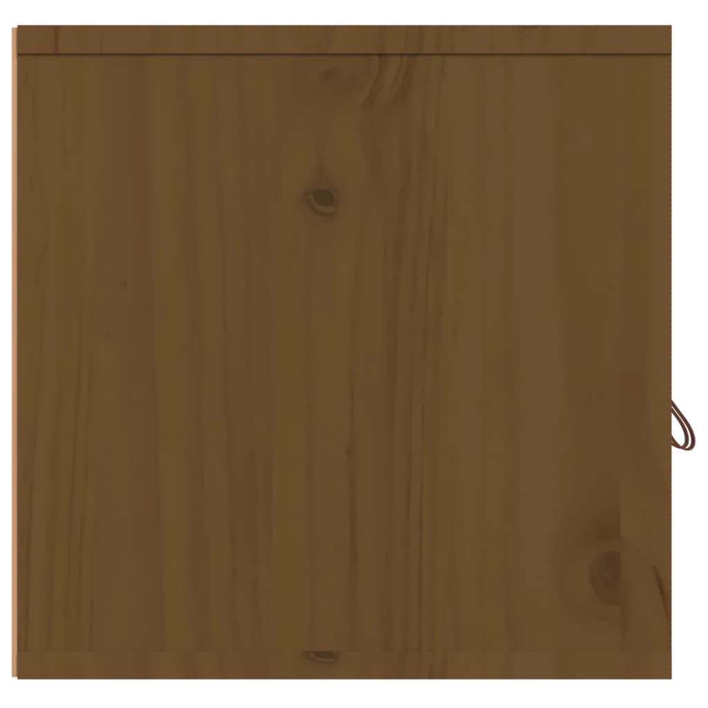 vidaXL Nástěnná skříňka medově hnědá 80x30x30 cm masivní borové dřevo