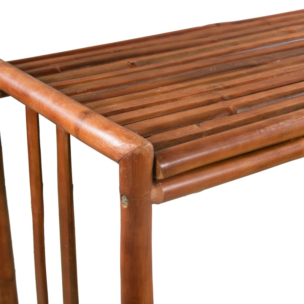 vidaXL Barový stůl bambus 100x45x100 cm hnědý