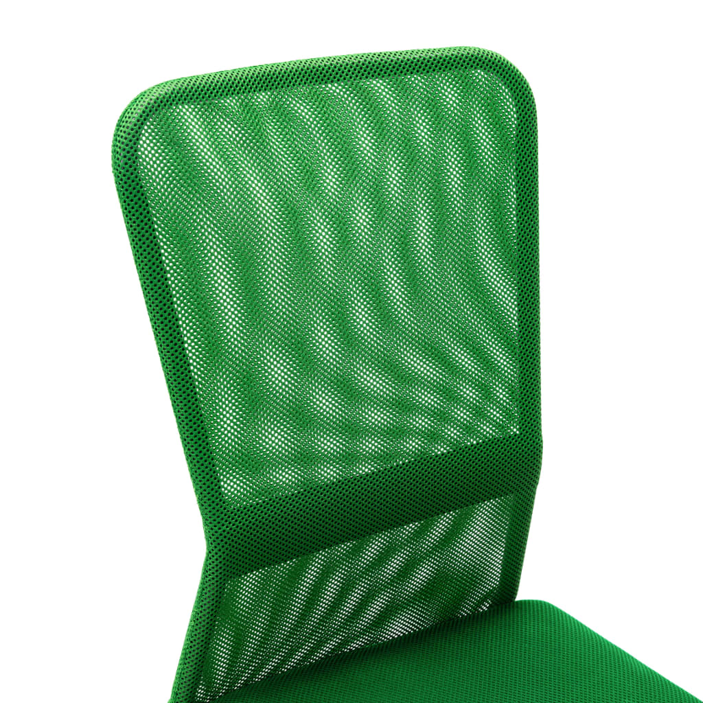 vidaXL Kancelářská židle zelená 44 x 52 x 100 cm síťovina textil