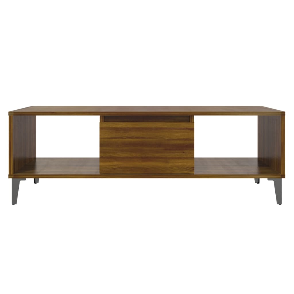 vidaXL Konferenční stolek hnědý dub 103,5 x 60 x 35 cm dřevotříska