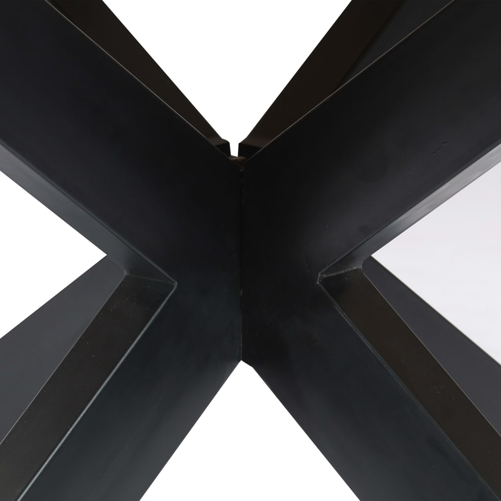 vidaXL Jídelní stůl kulatý 150 x 76 cm masivní mangovníkové dřevo