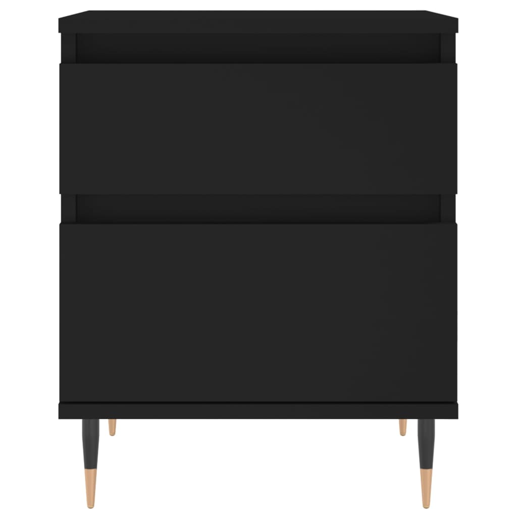 vidaXL Noční stolek černá 40x35x50 cm kompozitní dřevo